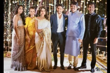 Naga Chaitanya and Samantha Engagement Photos